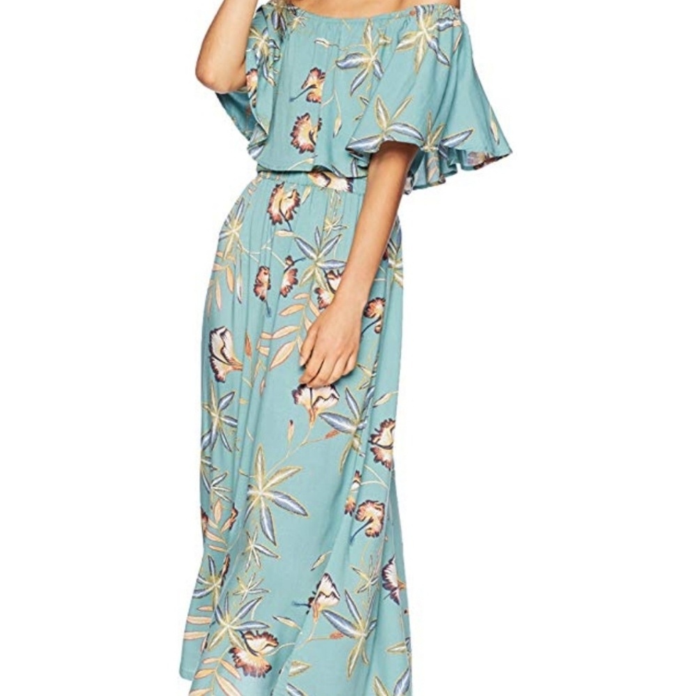 Roxy Off the Shoulder Maxi Dress